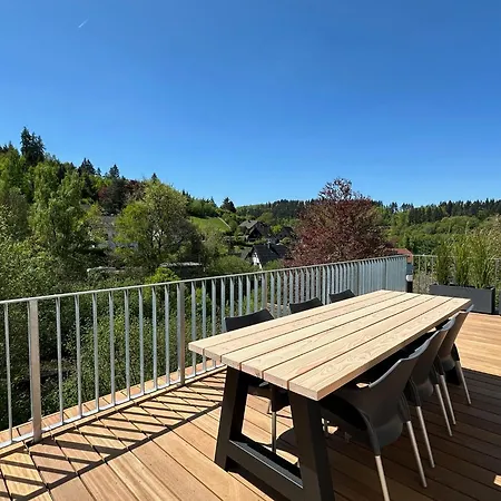 公寓 Holgenbach - Penthouse Und Im Nationalpark Eifel 施莱登