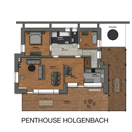 Holgenbach - Penthouse- Und Im Nationalpark Eifel Schleiden